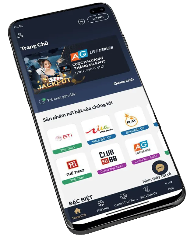 Giao diện ứng dụng di động 8win